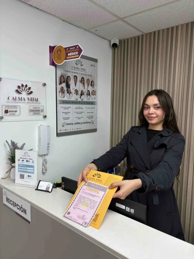 Certificado de salud mental para SERUMS 2026-Evaluación psiquiátrica oficial certificado de salud mental para SERUMS 2026